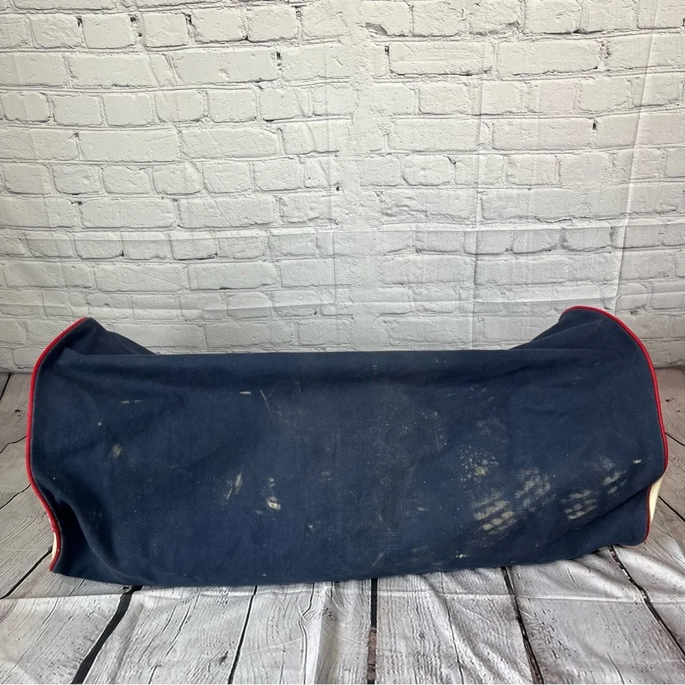 Vintage Bell Atlantic Yellow Pages Duffle Bag Equipment Blue Canvas Tote Phone